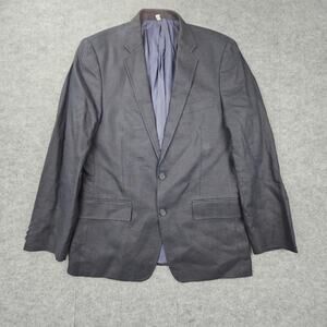 Murano Baird McNutt Linen Blazer Mens Medium Two Button Office Sport Coat Jacket